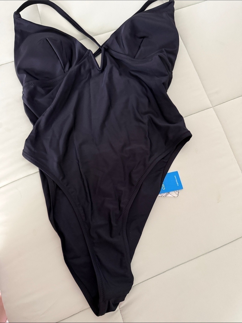 #0026 - Cupshe Black One-Piece Swimsuit